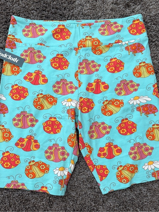Modcloth Pants - Cotton Ladybug Print Bike Shorts
